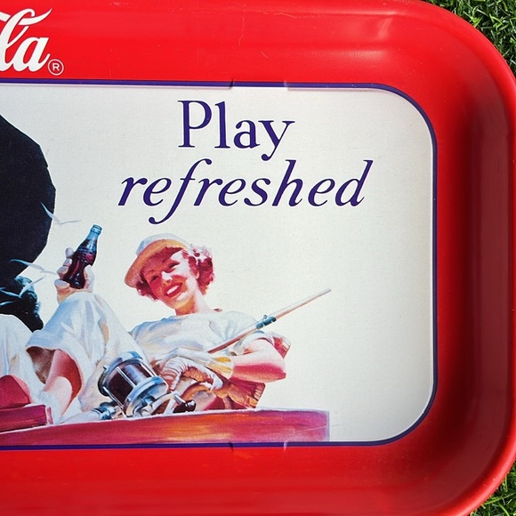 COCA-COLA Play Refreshed Metal Tray - Picture 6 of 9